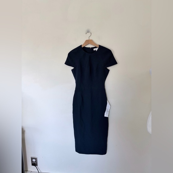 NWOT $198 Dress the Population Women's Lainey Sheath Midi Dress S - Picture 3 of 8